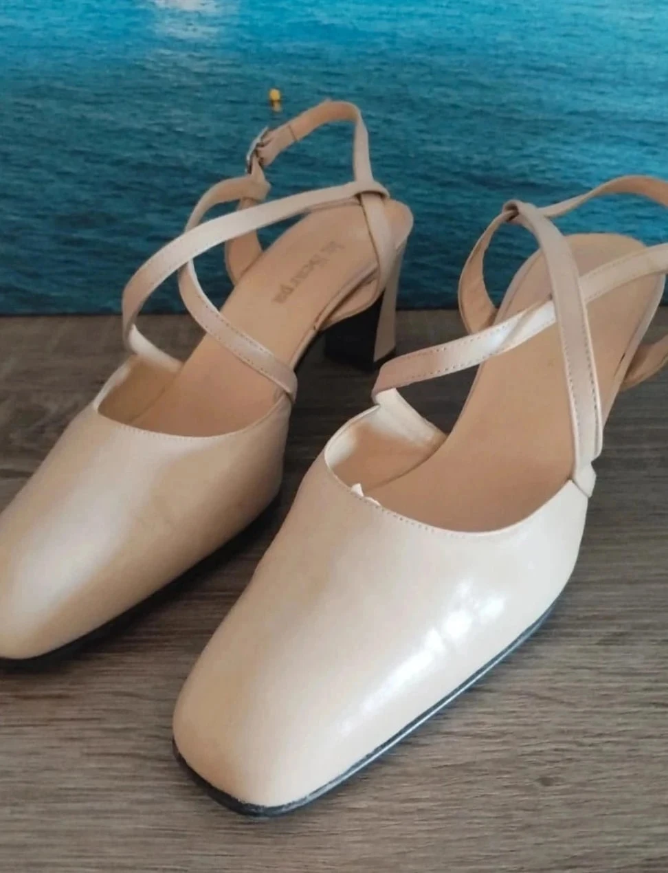 Chaussures à talons, crème, La Scarpa, P38 1/2